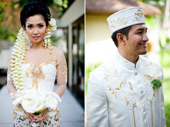 Bunn Salarzon - indonesian bride and groom on wedding day