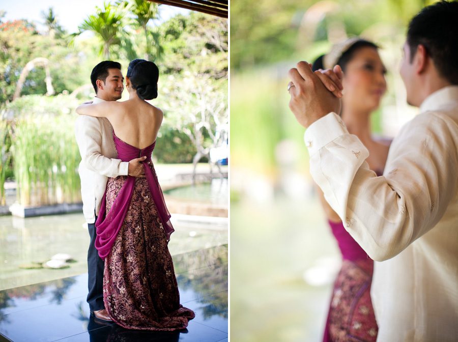 Bunn Salarzon - indonesian bride and groom first dance