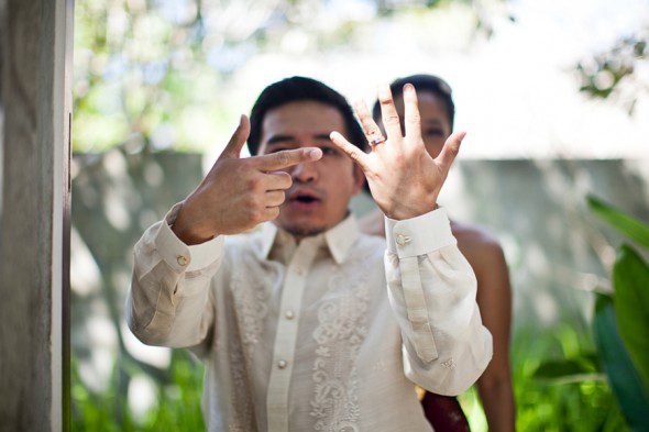Bunn Salarzon - indonesian groom happily married