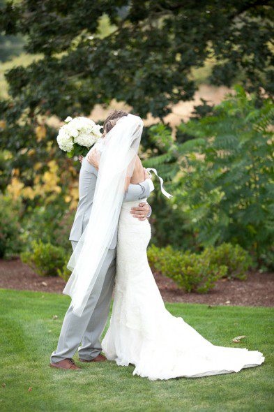 Bunn Salarzon - newlyweds hugging
