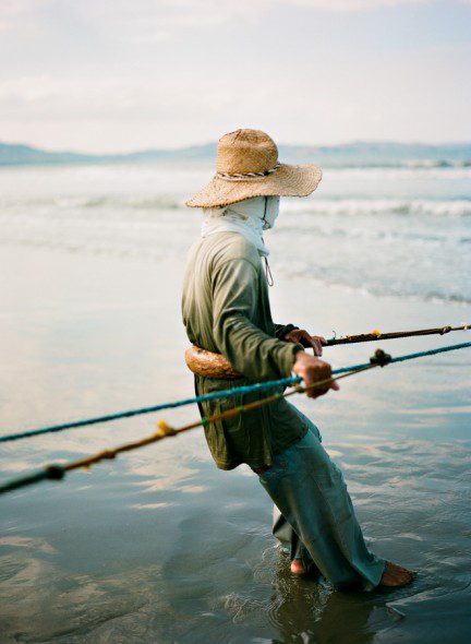 Bunn Salarzon - fisherman at sea