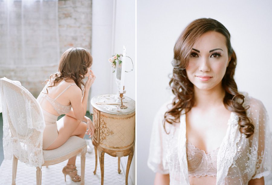 Bunn Salarzon - bridal images of a beautiful brunette