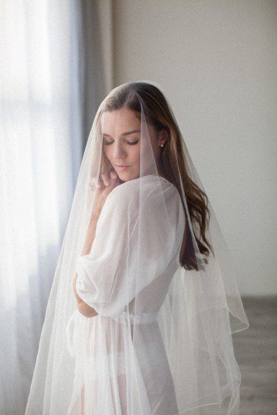 Bunn Salarzon - bridal boudoir photos in portland studio